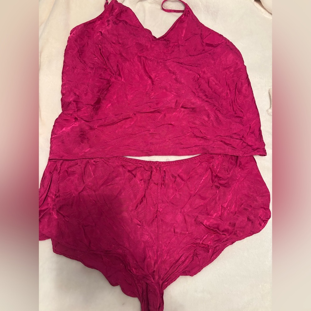 Pink lingerie set
